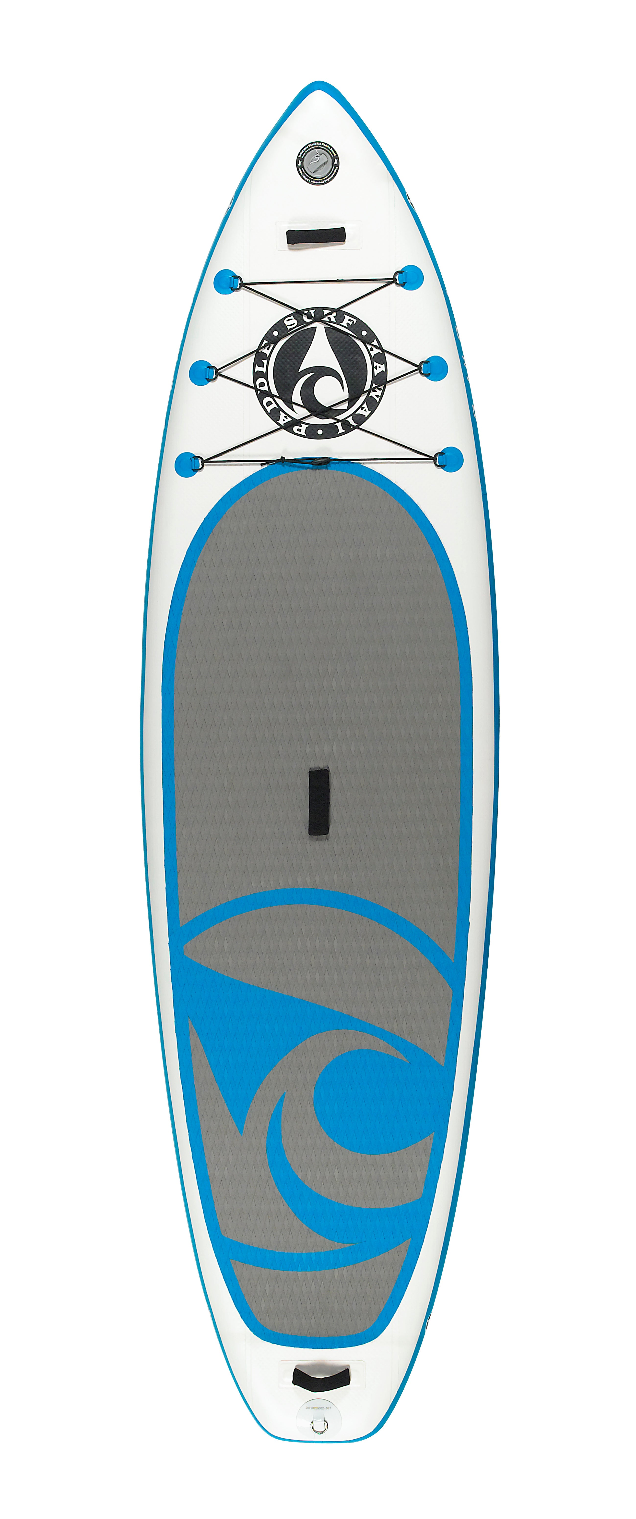 Picture shows the deck of the inSUP Paddler inflatable Stand up Paddle Board